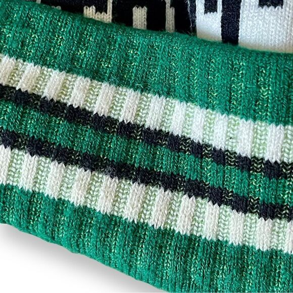 Denton Country Club Texas Stripe Cuffed Rugby Pom Pom Knit Beanie - Picture 10 of 16